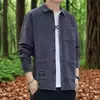 Colección Otoño/Invierno 2026: Camisa de pana de manga larga, gruesa y de peso pesado para hombre, con un diseño casual estilo Hong Kong, adecuada para hombres jóvenes y de mediana edad, y se puede usar como prenda exterior.