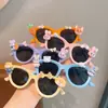 Gafas de Sol para Niños Dibujos Animados Lindas Sombrilla para Bebés Gafas Polarizadas para Niños y Niñas Protección Solar Gafas de Silicona Anti-Ultravioleta