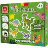 Kit de Dinossauros Pop para Colorir com 10 Telas