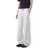 Pantalones de chándal para hombre color azul marino, diseño de bloques de color en la cintura, estilo American Drapey, para Street Dance, Scythe Sport, Jazz