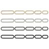 Ancho Interior 20~51mm Hebilla Sin Costuras de Alambre Redondo Accesorios de Herrajes para Equipaje Aleación de Zinc Hebilla Ovalada para Bolso en Stock