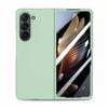 Aplicable a la funda para teléfono móvil con pantalla plegable Samsung Z fol5 Galaxy fol5 funda película integrada tacto piel inyección de aceite