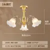 Candelabro de Sala de Estar y Pasillo Estilo Europeo Todo Cobre Estilo Americano Pastoral Combinación para Toda la Casa Lámpara de Comedor Dormitorio Lámparas de Cobre Zhongshan