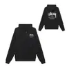 Marca de Moda Extranjera Stu Sudadera Otoño e Invierno Chaqueta con Capucha Casual Holgada para Hombres y Mujeres Parejas Ins