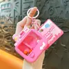 Máquina de pegar bichos de pelúcia de hobby chaveiro de máquina de pegar bichos de pelúcia de mão brinquedo de estudante chaveiro de mini máquina de pegar bichos de pelúcia pingente de mochila