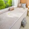 Alfombrilla para Ventana Abuhardillada Estilo Pastoral 2026 Nuevo Modelo de Verano Cojín Recto de Seda Helada de una Pieza Cubierta para Alfombrilla de Dormitorio Balcón