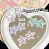 Estilo Universitario Cuadros Estrella de Cinco Puntas Goteo de Aceite Caramelo Color Rombo Pinza para el Cabello Pinza para Flequillo Corazón de Niña Accesorios para el Cabello de Estudiante Borde