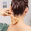 Masajeador de Bolas de Madera Maciza para Despejar Meridianos, Herramientas Pequeñas para Todo el Cuerpo, Rodillo Universal, Cepillo Masajeador para Brazo, Dedo y Pierna