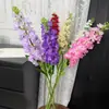 Flores Artificiales, Violeta, Jacinto, Decoraciones para Salón de Bodas, Arreglos Florales, Flores Artificiales de Seda para Sala de Estar, Delfinio, Flores Falsas
