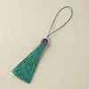 Pingente Pequeno com Borla em Cloisonné Ornamento de Garrafa Acessório Pingente para Sachê Estilo Vintage Retro Borla Estilo Chinês Borla