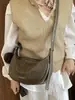 Bolso Cruzado de Moda Versátil Cuero Mate Gran Capacidad para Viajes Cotidianos Retro Sensación de Alta Gama Bolso de Mano Diseño de Nicho Bolso de Hombro