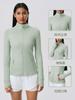 Nova Jaqueta de Fitness Slim Stretch Jaqueta Esportiva Zíper Correndo Roupas de Yoga Top de Manga Comprida Z18031