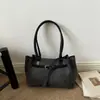 2026 Invierno Nueva Moda de Gran Capacidad Tendencia Diseño de Nicho Versátil Casual Simple Texturizado Bolso de Hombro
