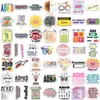 50 Piezas de Pegatinas Impermeables Creativas para TDAH para Decorar Maletas, Fundas de Teléfono, Botellas de Agua, Cuadernos, Pegatinas DIY al por Mayor