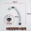 Torneira de Cozinha Saída Cotovelo Grande Torneira de Lavatório Tubo Universal Giratório Extensor Aerador Acessórios de Reparo