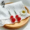 Pendientes de Bola de Navidad con Purpurina Transfronterizos Europeos y Americanos con Lazo Hueco, Pendientes Asimétricos, Modernos Accesorios para Orejas de Aguja Plateada