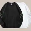 Sudadera para Hombre de 300g, Estilo Primavera y Otoño, Holgada y Versátil, Suéter Informal de Cuello Redondo a la Moda, Chaqueta sin Capucha.