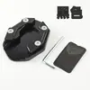 Soporte Lateral para Vehículo Eléctrico de Tamaño Grande Almohadilla Antideslizante Material de Aleación de Aluminio Pedal Motocicleta Soporte Único Caballete Almohadilla Protectora Universal