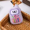 Chaveiro Fofo de Pelúcia Vintage para Celular Pingente de Cachorro em Traço de Linha Decoração de Bolsa de Estudante Acessório de Presente Chaveiro