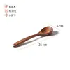 Utensilios de Cocina Antiadherentes de Madera Espátula de Madera con Mango Largo Espátula para Ollas de Madera Juego de Espátulas y Cucharas de Madera Espátula para Ollas de Madera Cucharón de Sopa