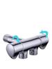Válvula angular de tres vías, una entrada y dos salidas, caliente y fría, separador de agua de doble cabezal, uno en dos, doble interruptor, doble control, dos salidas, doble uso, válvula triangular
