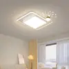 Lámpara de Techo para Sala de Estar Moderna Simple Atmosférica Nórdica Luz Lujo Proyección de Estrellas Lámpara de Dormitorio Lámparas Zhongshan Paquete Completo para Casa