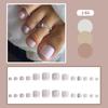 J81-120 uñas de los pies color sólido diamante de imitación para chicas calientes elegantes nacarado usando láminas de uñas láminas de uñas postizas terminadas al por mayor