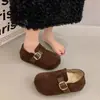 Botas de piel estilo Birkenstock, con suela gruesa, que aumentan la altura, forradas de borrego, completamente cerradas, para mujer, nuevas de invierno 2026, cálidas, de caña baja, para nieve, zapatos de algodón