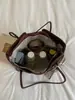 Elegante bolso de mujer con patrón tejido, nuevo bolso de hombro de moda 2026, bolso tote de gran capacidad para el día a día, bolso de axila