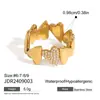 Anillo de Perla Imitación Barroca Jieding Acero de Titanio Pulsera Abierta que No se Desvanece Joyería de Acero Inoxidable de Alta Gama para Mujeres