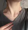 Colar Orvalho da Manhã Design de Nicho DIY Feito à Mão Cristal Transparente Contas Corrente de Pescoço Moda Contas Suspensas Corrente Clavicular