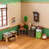 Micro-paisaje Retro Muebles Vintage de los 80 Casa de Muñecas Accesorios Decorativos DIY Mini Adornos de Escritorio