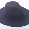 Amazon sombrero casual de lana para mujer sombrero ligero de tablero multicolor opcional sombrero de fieltro de imitación para hombre y mujer sombrero de caballero venta al por mayor de fábrica