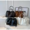 2024 Bolso Nuevo para Mujer PU Suave Casual Gran Capacidad Bolso de Hombro Elegante Simple Bolso de Mano para Viaje Bolso Tote de Nicho