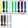 Tendencia Cuerda de Color para Rastas de Seda de Alta Temperatura Trenza de Cabello de un Solo Color Peluca de Rastas Trenzas Jumbo para Niños Cabello