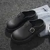 Zapatos Retro para Hombre Estilo Old Money, Nuevos de Verano con Suela Gruesa para Aumentar Altura, Versátiles, Casuales, Versión Coreana, Slip-On, Tenis Birkenstock para Hombre