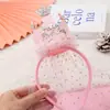 Diadema de Gasa con Corona para el Pelo Transfronteriza Fiesta de Cumpleaños Vestido de Novia Estilo Princesa Feliz Cumpleaños Tocado Lentejuelas Accesorios para el Cabello