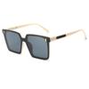 Gafas de Sol Siomatic Estilo Coreano ins para Mujer Celebridad de Internet Cuadradas de Marco Grande que Hacen el Rostro Pequeño Gafas de Sol de Moda Retro para Disparo Callejero para Hombre