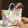 Plataforma independiente Temu nueva bolsa de mano transfronteriza impermeable PVC+lienzo para el trabajo portátil bolso de hombro bolsa de mano