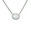Collar Colgante Transfronterizo Europeo y Americano Primavera Nuevo Colgante Inicial Letra 26 Textura en Relieve Colgante Personalizado Accesorios Elegantes