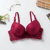 Nuevo sujetador de encaje sexy transfronterizo para mujer, fino, push-up, ajustable, cómodo, transpirable, ropa interior fina, en stock, venta al por mayor