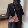 Bolsas de Nicho de Luxo para Mulheres 2025 Estilo Novo Popular Estilo Chinês Versátil Bolsa de Ombro com Contas Simples Bolsa de Mão para Axila