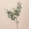 Hojas de Eucalipto de Dinero Artificiales para Decoración de Interiores del Hogar, Plantas Verdes Artificiales para Floristerías, Ramas Flexibles