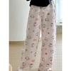 Pijamas Pantalones de Mujer Pantalones de Pijama Verano Sueltos Recién Llegados Pantalones para Caminar Dibujos Animados Lindo Pantalones de Pijama para Exterior