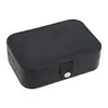 Nueva Caja de Joyas Caja de Almacenamiento Portátil Caja de Collares Mejorada Caja de Pendientes Pendientes de Anillo Broche de Joyería Caja de Cuero