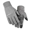 Guantes de Ciclismo para Hombre y Mujer Otoño e Invierno Terciopelo Cálidos Antideslizantes A prueba de Viento Impermeables Exteriores Conducción Motocicleta Guantes Táctiles