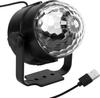Luz LED Bola Mágica Pequeña Mini Bola Mágica de Cristal Luz de Colores Controlada por Sonido Soporte Luz de Escenario Luz Láser Luz de Escenario KTV