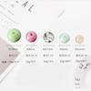 6.5~10mm cuentas de vidrio de colores cuentas sueltas hechas a mano diy accesorios para pulsera collar joyería material con cuentas al por mayor