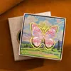 Marcador de Metal con Pintura al Óleo de Mariposa, Exquisito Regalo de Alta Gama, Souvenir Cultural y Creativo de Alto Valor, Recompensa para Profesor Regalo para Estudiante