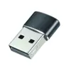 Adaptador de Conversión Plug de Aluminio Hembra Tipo C a USB 2.0 Adaptador OTG para Teléfono Móvil Adaptador USB C